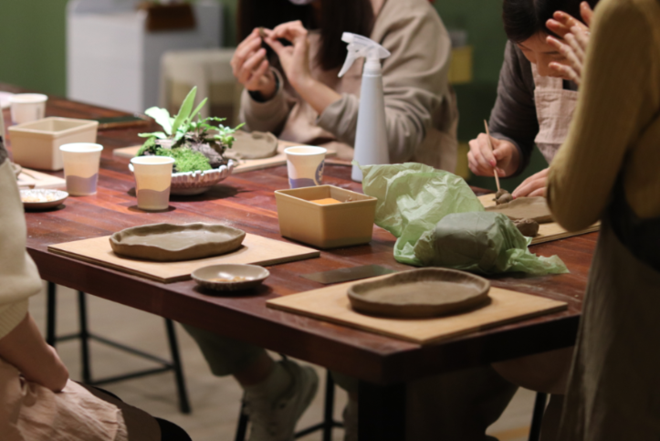 扁型花器｜體驗課展示照片 6